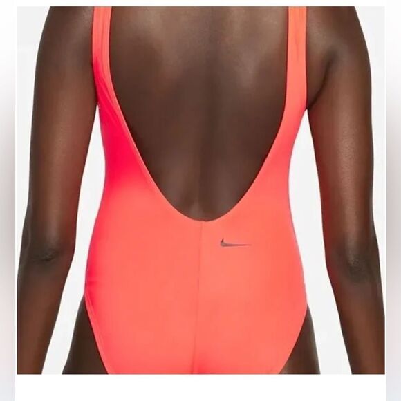 Nike Multi Logo Women's U-Back One Piece Swimsuit - Picture 2 of 4